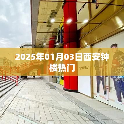 西安鐘樓，2025年元旦人氣勝地