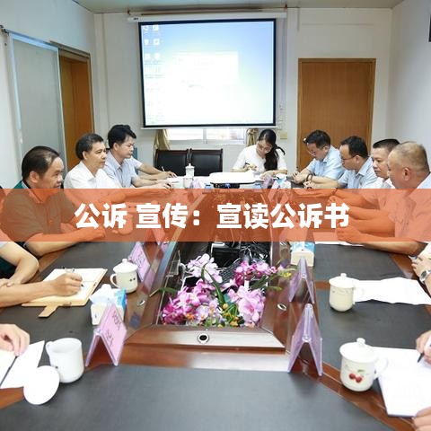 公訴 宣傳：宣讀公訴書 