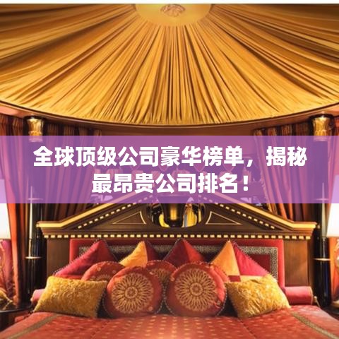 全球頂級公司豪華榜單，揭秘最昂貴公司排名！