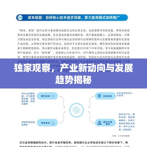 獨(dú)家觀察，產(chǎn)業(yè)新動(dòng)向與發(fā)展趨勢(shì)揭秘